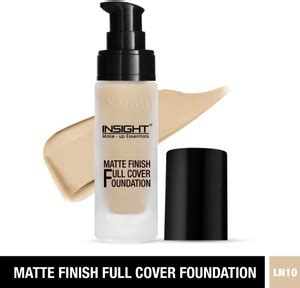 Insight Cosmetics Matte Finish Full Cover Foundation (LN10) Foundation ...