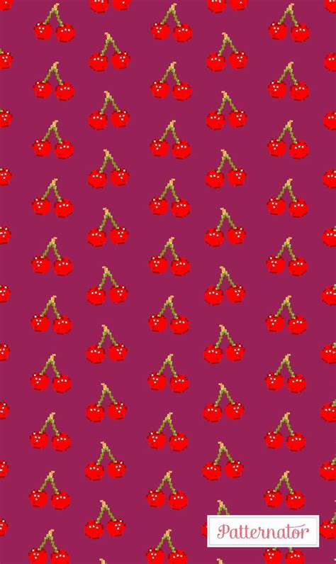 Cherry Pattern Wallpaper
