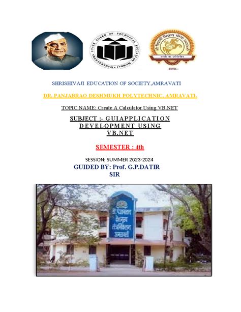 GAD ready report - SHRISHIVAJI EDUCATION OF SOCIETY,AMRAVATI DR ...
