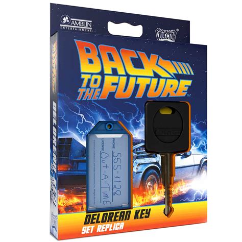 Buy Doctor Collector Collectable Back to The Future Delorean Key Set ...