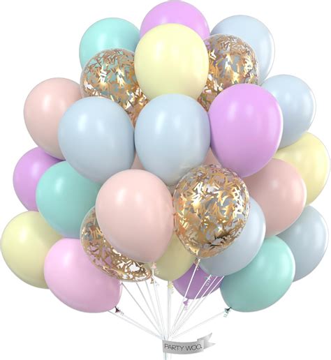 PartyWoo Pastel Balloons, 60 pcs 12 Inch Pastel India | Ubuy