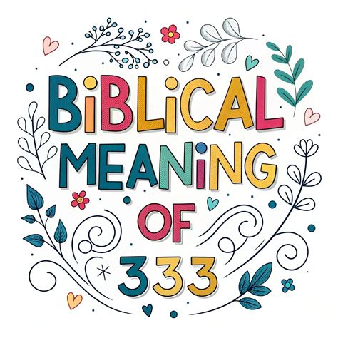 The Biblical Meaning Of 333: A Symbol Of The Holy Trinity