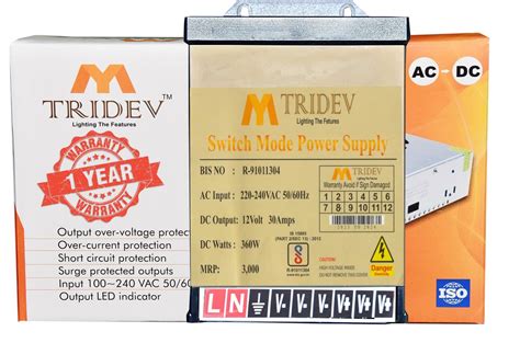 Amazon.in: Buy TRIDEV Traders DC 12V 30A 400W Switching Power Supply ...
