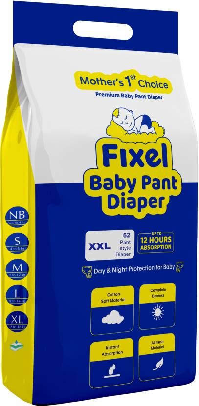 fixel Baby Diaper Pants - XXL - Buy 52 fixel Pant Diapers | Flipkart.com