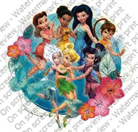 Buy 1/4 Sheet ~ Disney Fairies Pixie Hollow Friends ~ Edible Image Cake ...