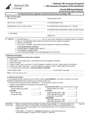 National Life Group Form 2748 - Fill and Sign Printable Template Online