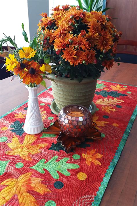 Fall Leaves Table Runner - WeAllSew