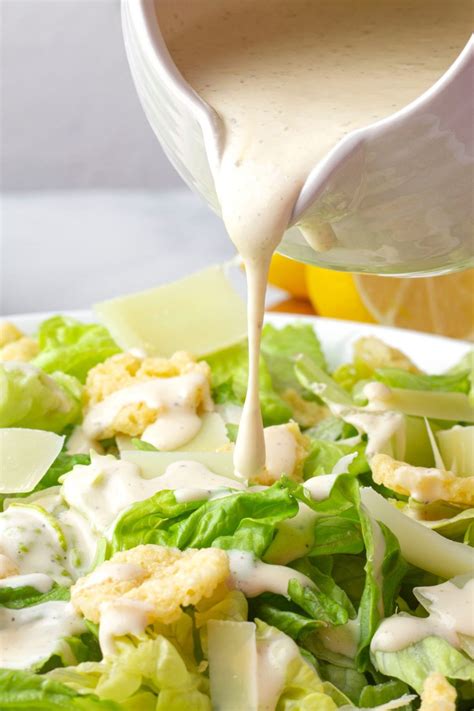 Creamy Caesar Dressing Recipe - Dr. Davinah's Eats