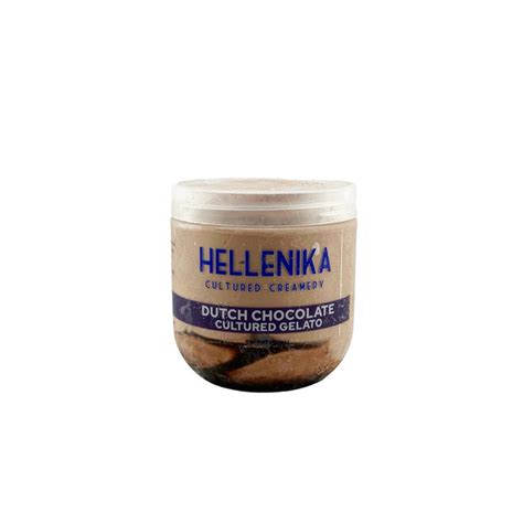 HELLENIKA Cultured Creamery Dutch Chocolate Cultured Gelato (1 pt ...