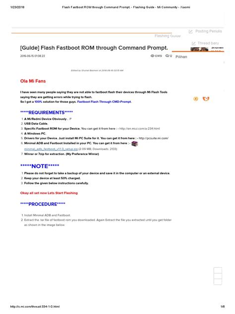 How to Flash ROM Using Fastboot 的图像结果