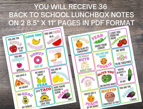 Printable Lunch Box Jokes for Kids Lunchbox Notes Funny - Etsy UK