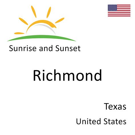 Sunrise and Sunset Times in Richmond, Texas, United States