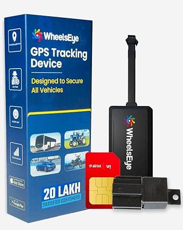 Wheelseye Vehicle GPS Tracking Device with Free 1 Year App Subscription ...