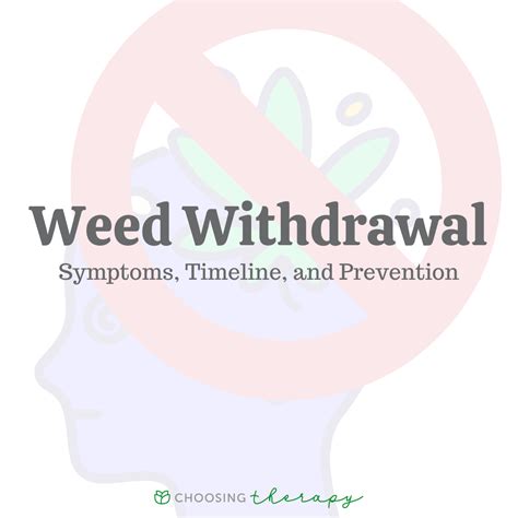 Weed Withdrawal Timeline