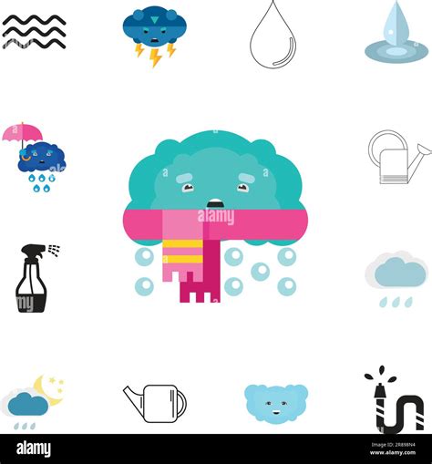 Water symbols icon set Stock Vector Image & Art - Alamy