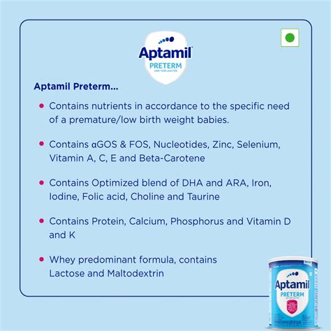 Buy APTAMIL INFANT FORMULA PRETERM (PREMATURE BABY BORN BEFORE 37 WEEKS ...