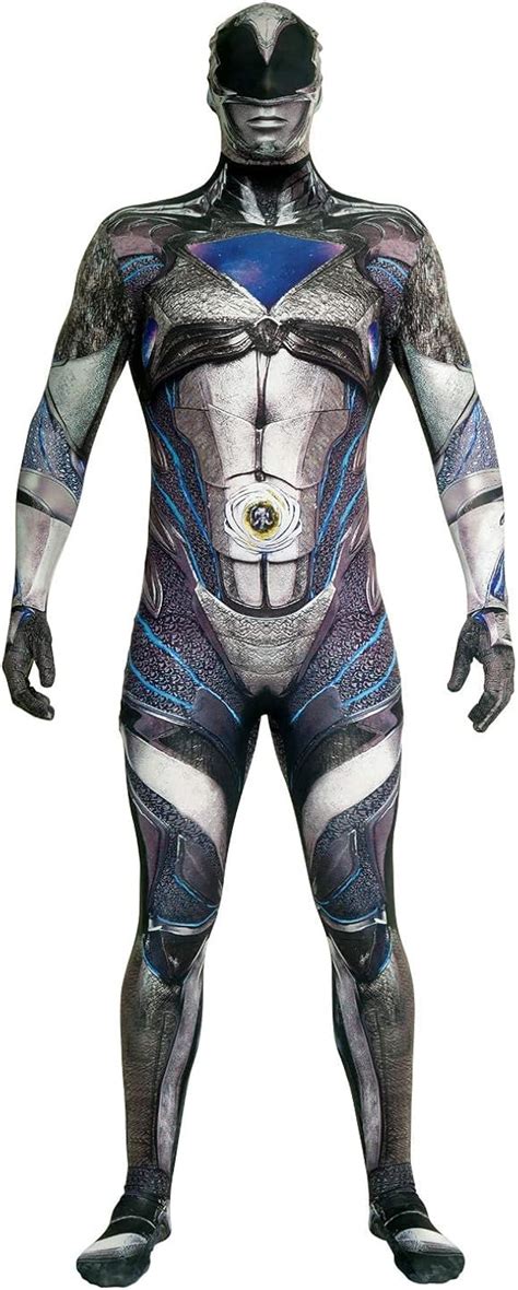Buy Morphsuits Black Adult Power Ranger Costume Men Deluxe Bodysuit ...