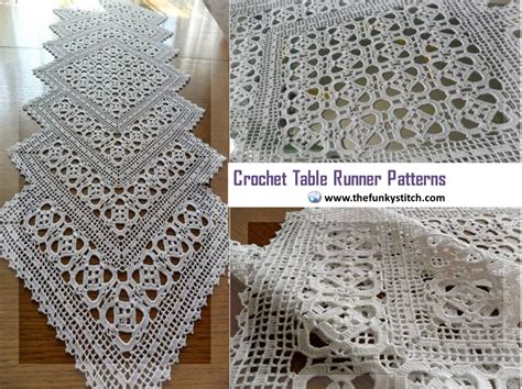 Image result for Crochet Cotton Table Runner Patterns