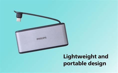 Buy Philips 4-in-1 USB Type-C Multiport Travel Hub, Silver at Best ...