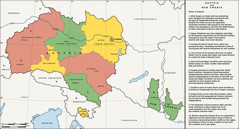 Austria Map Before Ww2
