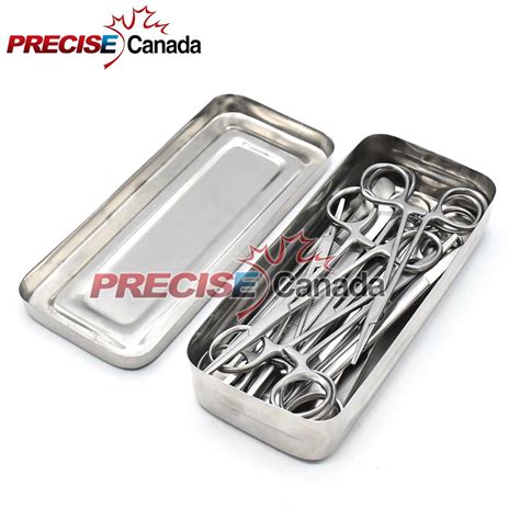 Buy 2 Set of 13 Pcs Basic Minor Surgery Kit W/ Steel Box Surgical ...