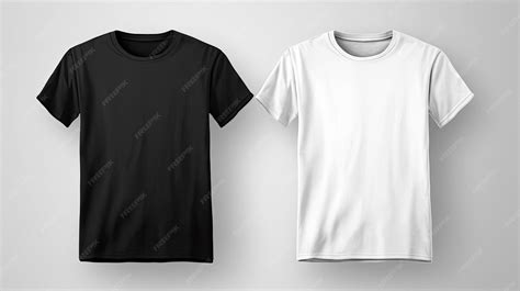 Premium Photo | A white t - shirt with a black and white shirt that ...