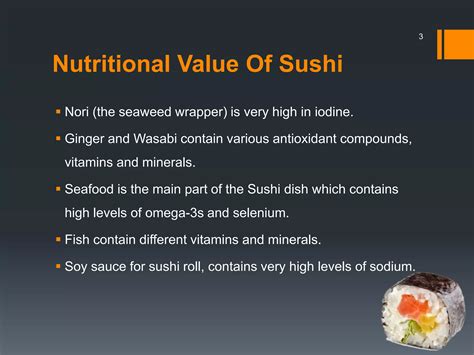 Health Benefits of Sushi | PPTX