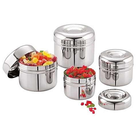 Buy Mukti Stainless Steel Storage Containers - Canisters Tutti Fruti ...