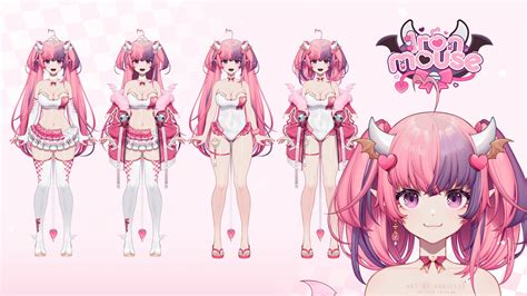 ironmouse | Anime character design, Character design animation ...