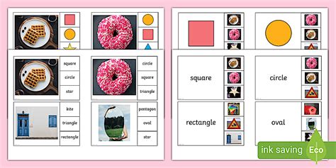 2D Shapes Differentiated Clip Cards (teacher made) - Twinkl