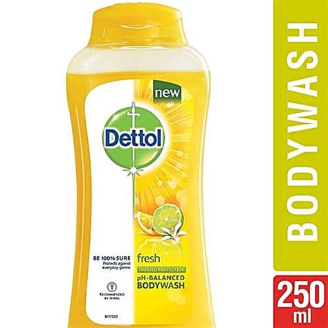 Buy Dettol Body Wash, Fresh (Shower Gel) 250 ml Bottle Online at Best ...