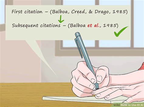 Image result for Example Citation Using Et Al