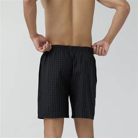Men’s Charcoal Black Checkmate Boxer Shorts – XYXX Apparels
