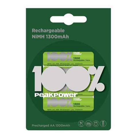 Baterija NiMh punjiva Peak Power 1.2V 1300mAh AA 130AAHC-U4 4/1 blister ...
