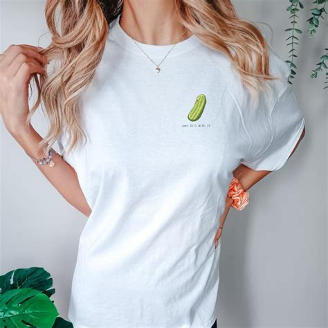 Dill With It Shirt, Pickle Shirt, Gifts for Pickle Lovers, Funny Pun ...