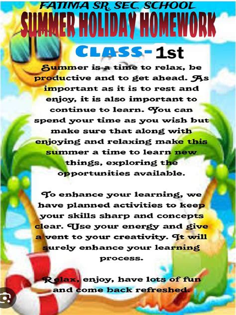 Image result for Class 1 Homework PDF