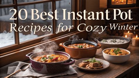 20 Best Instant Pot Recipes for Cozy Winter Meals