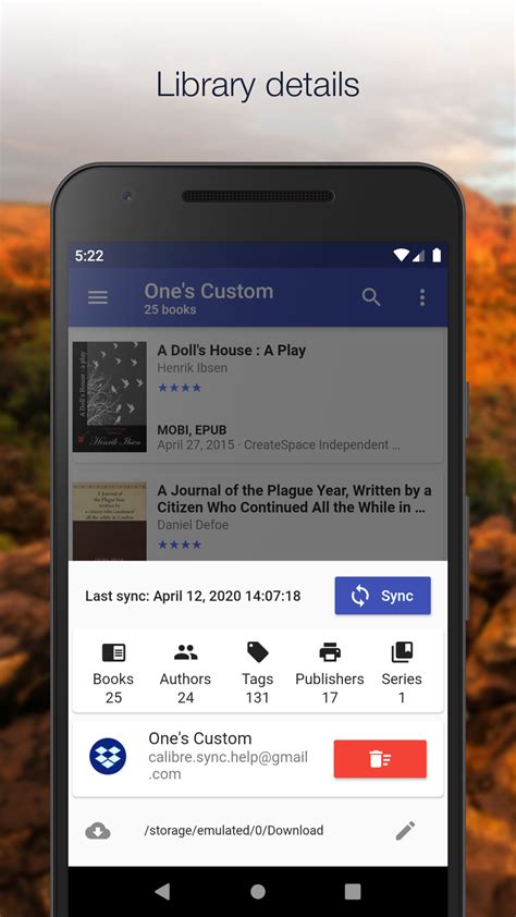 Calibre Sync - App on Amazon Appstore