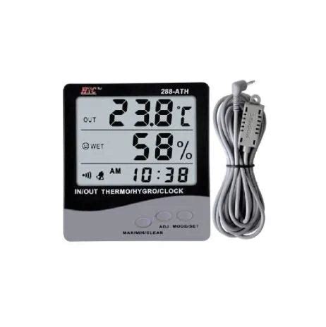 Buy HTC 288-ATH Thermo Hygrometer with Clock - SunRobotics