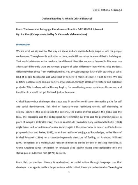 Critical Literacy Examples 的图像结果