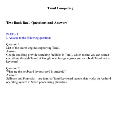 Image result for 11th Computer Science Chapter 18 Book Back