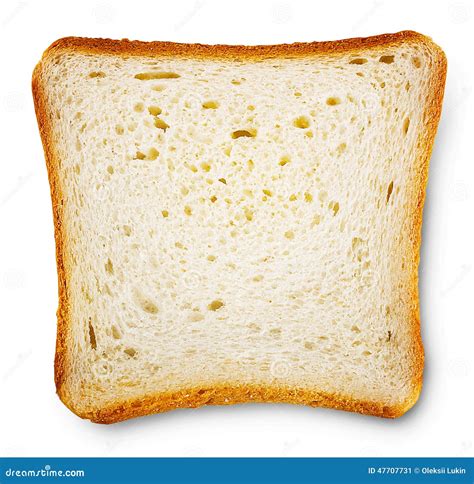 Piece of toast bread stock image. Image of piece, portion - 47707731
