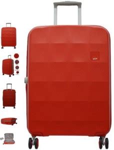 VIP Pixel Polypropylene TSA Lock Hard Trolley 79 Cm Large Red ...