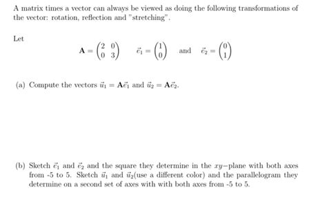 Image result for Matrix Times Vector