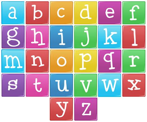 English alphabet from a to z 368566 Vector Art at Vecteezy