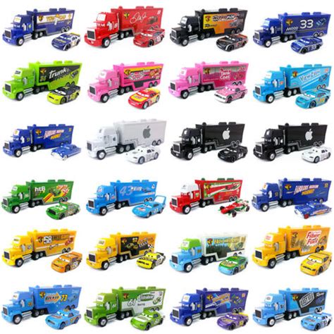 Buy Disney Pixar Cars Mack Lightning McQueen King Jackson Storm Truck ...