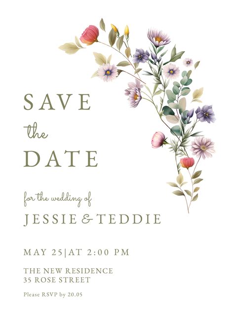 Save Date Wedding Template Wedding Save The Dates » Temploola.com