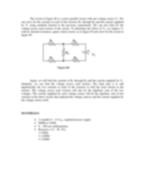 Image result for Superposition Theorem Lab Experiment