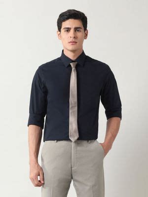 Buy Arrow Men's Pure Cotton Manhattan Slim Fit Shirt (38) Online