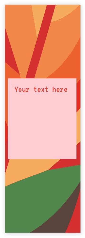 Abtsract Bookmarks Design | Customize Online | Printo